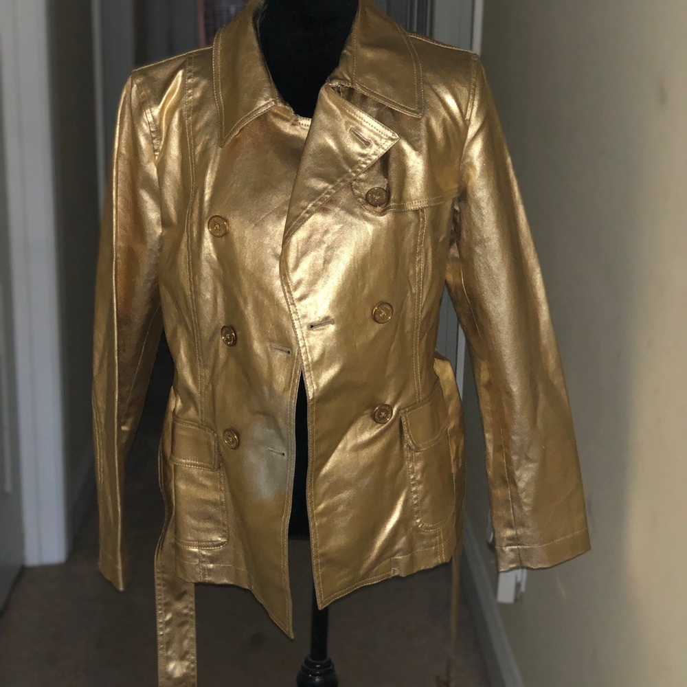 Gold Ralph Lauren Trench Coat